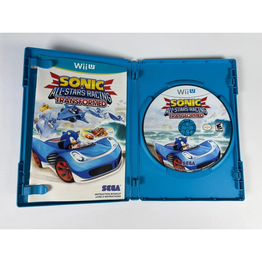Sonic & All-Stars Racing Transformed Bonus Edition Nintendo‎ Wii U Sega Game CIB